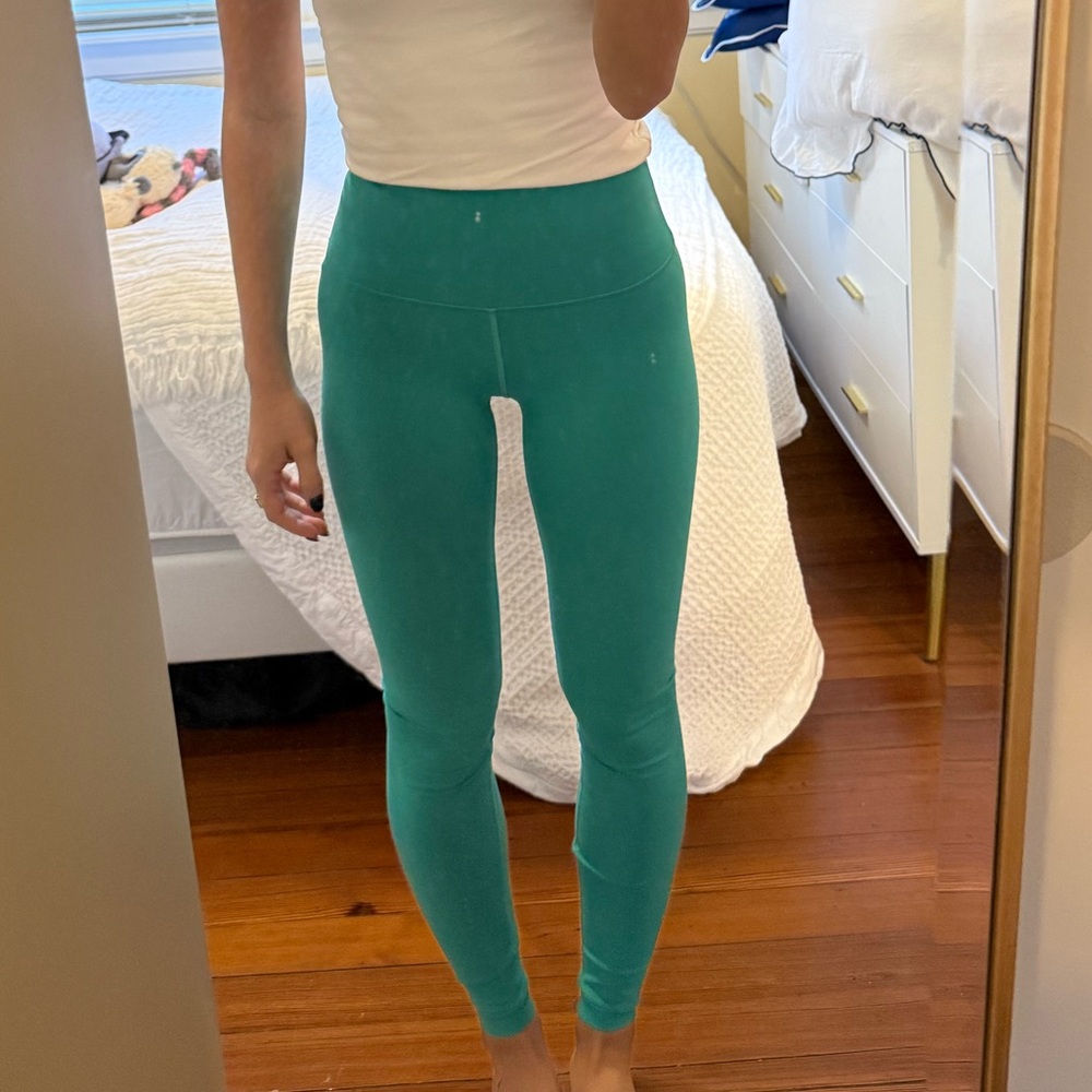 lululemon athletica Vibrant Green Leggings